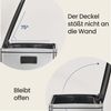 SONGMICS Mülleimer 50 L, 15 Müllsäcke, Edelstahl, herausnehmbarer Inneneimer aus Kunststoff, mit Deckel, Griffe, Softclose, silbern Bild 4