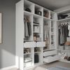 Kleiderschrank Elmo Weiß 50 x 40 cm 3er Set Vicco Bild 5