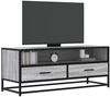 vidaXL TV-Schrank Grau Sonoma 100x34,5x40 cm Holzwerkstoff und Metall 848817 Bild 1
