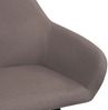 vidaXL Esszimmerstühle 2 Stk. Taupe Stoff [283468] Bild 5