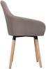 vidaXL Esszimmerstühle 2 Stk. Taupe Stoff [283468] Bild 3