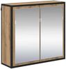 vidaXL Badezimmermöbel-Set mit Regal 4 pcs Artisan-Eiche Holzwerkstoff 3402412 Bild 5