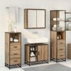 vidaXL Badezimmermöbel-Set mit Regal 4 pcs Artisan-Eiche Holzwerkstoff 3402412 Bild 4