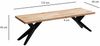Esszimmerbank 175x45x45cm Akazie Massivholz Metall Loft-Style Industrial ohne Lehne Bild 2
