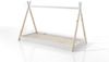 Tipi Karyn 206x106x136 Kinderbett Massivholz Weiß/Natur Bild 1