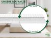 DREAMSTAR Simple Flex Duo 7-Zonen Matratze 80x200 cm | H2&H3 | Ergonomische Kaltschaummatratze | Hypoallergen & Antibakteriell | Bezug abnehmbar & waschbar | Öko-TEX® | (12cm, 80x200 cm) Bild 4