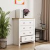 VCM Kommode & Sideboard Balusa 920372 Weiß H. 95 x B. 79 x T. 40 cm Bild 4