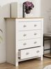 VCM Kommode & Sideboard Balusa 920372 Weiß H. 95 x B. 79 x T. 40 cm Bild 3
