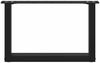 vidaXL Couchtischbeine U-Form 2 Stk. Schwarz 50x(30-31) cm Stahl 4013136 Bild 5