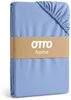 OTTO home Spannbettlaken PHYSALIS in BASIC und PREMIUM Qualität, 100% Baumwolle, Jersey (160 g/m), Gummizug: rundum, (2 Stück), für Matratzen bis 18 cm Höhe, Bettlaken, Spannbetttuch, pflegeleicht Bild 3