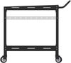Outdoor Servierwagen Bard Stahl 72x77x38 cm Schwarz [casa. pro] Bild 5