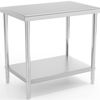 Royal Catering Arbeitstisch 90 x 60 cm Edelstahltisch Edelstahl Zerlegetisch Gastro 210 kg, verschiedene Größen Bild 4