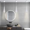 Rosnek LED Pendelleuchte Mini, Modern, 7W, Höhenverstellbar, für Küche Esszimmer Bar Deko, Warmes Licht: 3000K, Weißes Licht: 6000K Bild 3