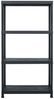 vidaXL Lagerregal Schwarz 100 kg 60 x 30 x 138 cm Kunststoff 45673 Bild 2