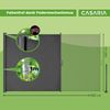 CASARIA Seitenmarkise Nosara 160x300cm anthrazit Bild 5