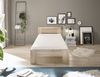 Bett >Cannes< in Eiche Sonoma - 95x71x204cm (BxHxT) Bild 4