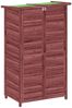 vidaXL Geräteschuppen Mokka 83x57x140 cm Massivholz Kiefer 172242 Bild 2