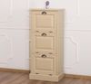 Landhaus Aktenschrank Massivholz Shabby Bild 3
