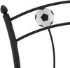 vidaXL Einzelbett mit Fußball-Design Schwarz Metall 90x200 cm 324744 Bild 5