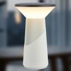 BRILONER - Pilia LED Tischlampe kabellos IP44 mit Touch, dimmbar, warmweißes Licht, Tischlampe Akku, Nachttischlampe, Leselampe, LED Lampe, German Design Award Winner 2026, 15x24 cm, Grau-Anthrazit Bild 2
