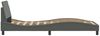 vidaXL Bettgestell "Dover" Dunkelgrau 90x190 cm Stoff 373086 Bild 5