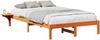 vidaXL Bettrahmen Wachsbraun 140 x 190 cm Massives Kiefernholz 873195 Bild 2
