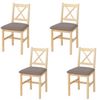 MCW Esszimmerstuhl MCW-F77-S4 (Set, 4 St), Stabile Konstruktion, Massives Holz Bild 5