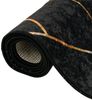 vidaXL Teppich Waschbar Schwarz und Golden 80x300 cm 136616 Bild 5