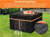 FUROKOY Gartenmöbel-Schutzhülle,Staubschutzhüllen,Outdoor Patio Garten, 420D Oxford-Gewebe,Schwarz Bild 4