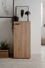 Finori Satos 02B Kommode / Schuhschrank, Dekor Artisan Oak | Schuhschrank für Flur | Maß: B x H x T ca. 50 x 110 x 34 cm | Schuhschrank mit Platz für bis zu 12 Paar Schuhe 1 Tür mit wechselbarem Türanschlag und 2 Einlegeböden und 3 Kunststoffstangen zur Schuh... Bild 2