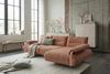 KAWOLA Ecksofa ANISSA Stoff rostbraun manuelle Rückenverstellung Longchair rechts 84 x 185 x 297 cm Bild 2