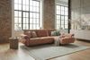 KAWOLA Ecksofa ANISSA Stoff rostbraun manuelle Rückenverstellung Longchair rechts 84 x 185 x 297 cm Bild 5