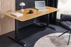 riess-ambiente Schreibtisch OAK DESK 120cm natur/schwarz-Eiche, stufenlos, höhenverstellbar, leise (Einzelartikel, 1-St), Anpassbarer Bürotisch - ideal für Arbeitszimmer, Praxis und Homeoffice Bild 3