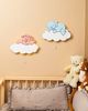 COZYCOLLECTIONS LED Wandleuchte Handbemaltes LED-Wandnachtlicht „Elefant auf der Wolke in Holzoptik, LED, Warmweiß, Montessori: sanftes Licht & eigene Schalter fördern Autonomie Bild 4