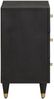 vidaXL Nachttisch Schwarz 50 x 33 x 62 cm Massivholz Mango 4018817 Bild 4