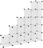 vidaXL Regalsystem mit 15 Würfeln Transparent PP 340549 Bild 2