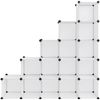 vidaXL Regalsystem mit 15 Würfeln Transparent PP 340549 Bild 3