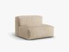 Micadoni Modul Martina 1-Sitzer Samt Helles Beige Bild 2
