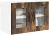 vidaXL Wandglas-Schrank PORTO Geräucherte Eiche 60 x 31 x 40 cm 885325 Bild 3