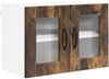 vidaXL Wandglas-Schrank PORTO Geräucherte Eiche 60 x 31 x 40 cm 885325 Bild 2