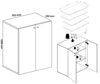 VCM Schuhschrank Lona 917827 Grau H. 110 x B. 70 x T. 39 cm Bild 2