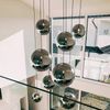 s.luce Orb Galerielampe 8-flammig Modular Rauch Verlauf, Schwarz Bild 2