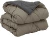 vidaXL Ganzjahresbettdecke Hellgrau und Anthrazit 155 x 220 cm 42025639 Bild 5