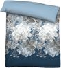 Traumhaft schlafen - Castell - Markenbettwäsche Thermo-Fleece Bettwäsche 0360442 BLUME GROß, eisblau, 1x 155x220 cm + 1x 80x80 cm Bild 2