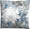 Traumhaft schlafen - Castell - Markenbettwäsche Thermo-Fleece Bettwäsche 0360442 BLUME GROß, eisblau, 1x 155x220 cm + 1x 80x80 cm Bild 3