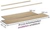 Küchenarbeitsplatte R-Line Goldkraft Eiche 160 cm Vicco Bild 2