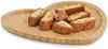 ZELLER 25658 Serviertablett HERZ aus Bambus, ca. 20,5 x 21 x 1,5 cm Bild 3
