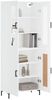 vidaXL Highboard Weiß 69,5x34x180 cm Holzwerkstoff 3198337 Bild 3