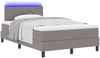 vidaXL Boxspringbett mit Matratze mit LED Taupe 120 x 200 cm Stoff 3342279 Bild 3
