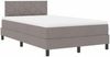 vidaXL Boxspringbett mit Matratze mit LED Taupe 120 x 200 cm Stoff 3342279 Bild 2